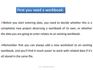 MS Excel | PDF