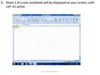 Mem Excel Working MS Excel | PDF