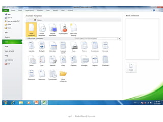 MS Excel | PDF