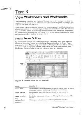 Excel 10 Level 1 New Horizon