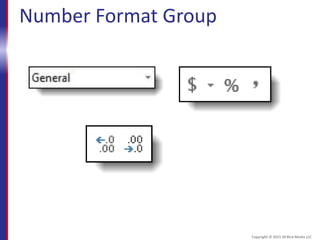Number Format Group
Copyright © 2015 30 Bird Media LLC
 