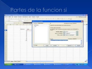 Partes de la funcion si 