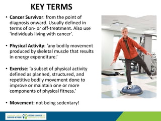 Cancer Exercise Program Template EXCEL: EXercise for Cancer to Enhance Living Well | PPTX | Cancer ...