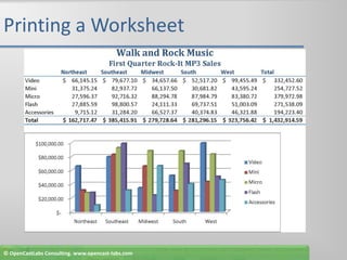 Printing a Worksheet© OpenCastLabs Consulting. www.opencast-labs.com
