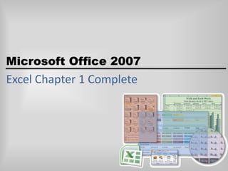 Excel Chapter 1 Complete