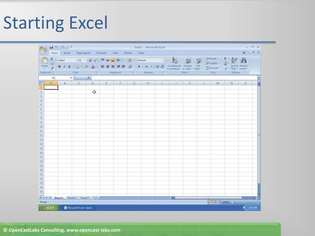 OpenCastLabs Excel chapter-1 | PPT