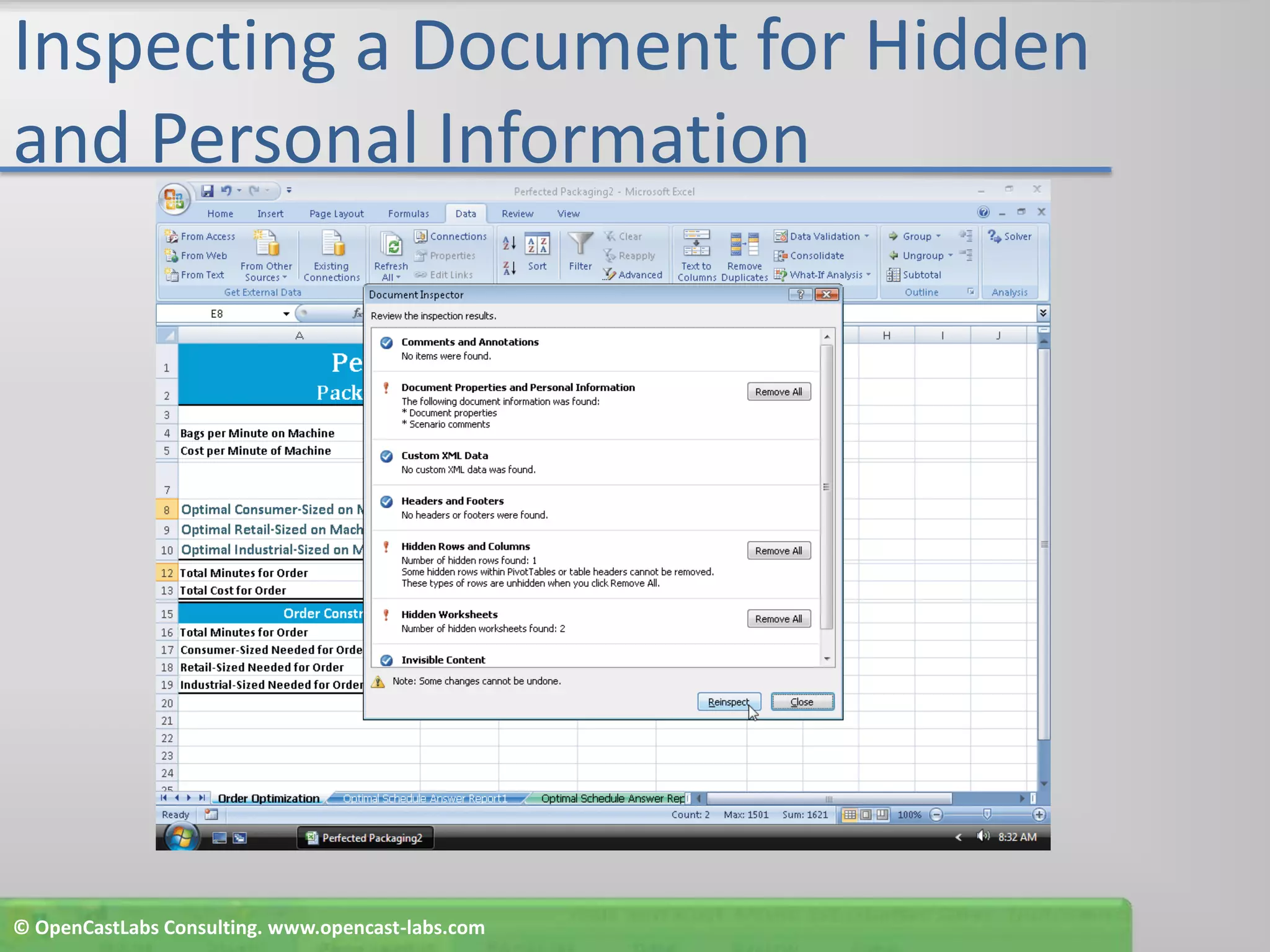 Inspecting a Document for Hidden and Personal Information© OpenCastLabs Consulting. www.opencast-labs.com