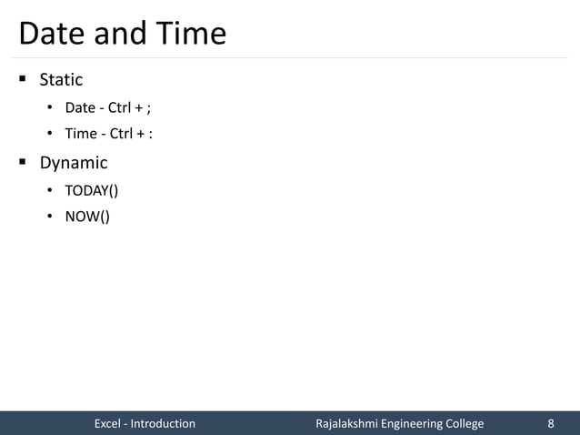 Data Analysis using Excel and Power BI-Day-01 | PPT