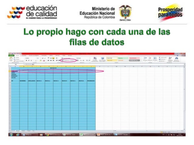 Excel Diseño de Tabla