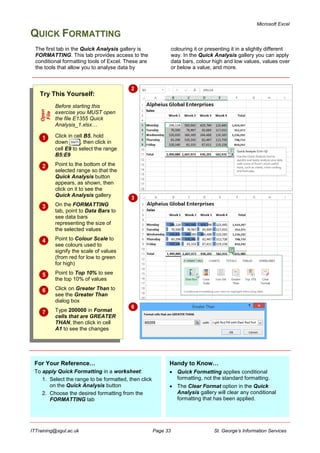 Excel fundamentals-manual
