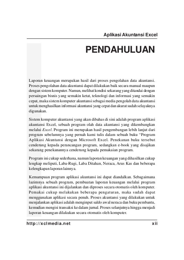 Program Laporan Keuangan Sederhana Itu