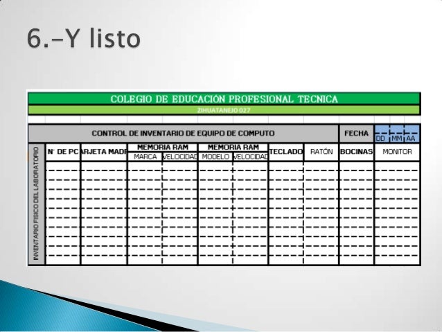 excel practica 06 control de inventario de laboratorio inventario excel