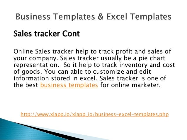 online sales tracker