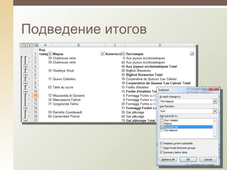 Подведение итогов 
