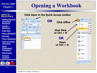 Excel07 l1 ch1 computer literacy | PPSX