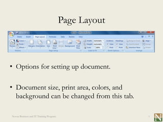 Excel Lesson 2: Data Entry | PPTX