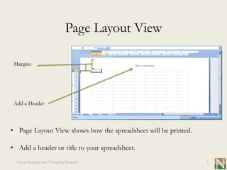 Excel Lesson 2: Data Entry | PPTX