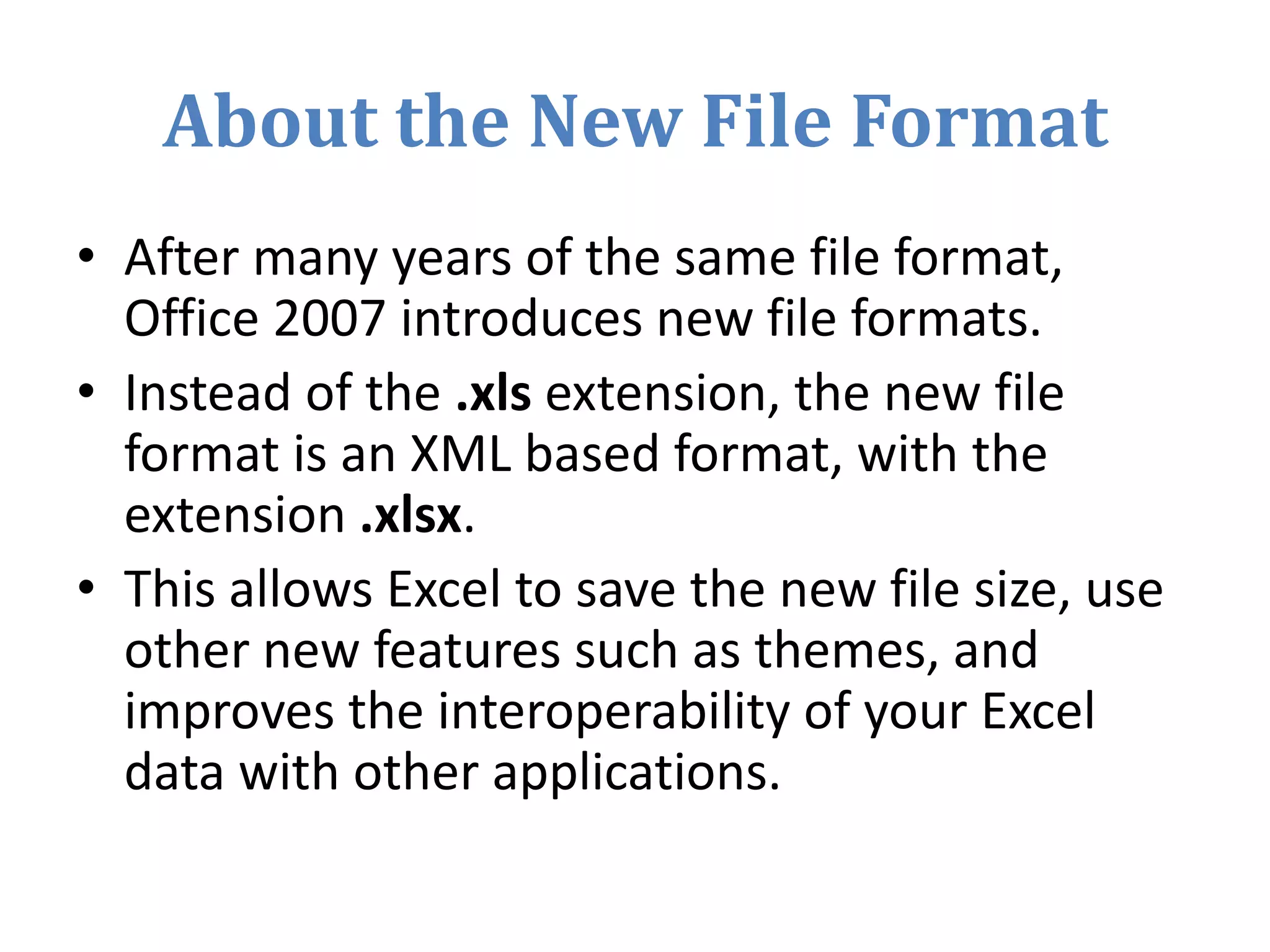 Format text and numbers