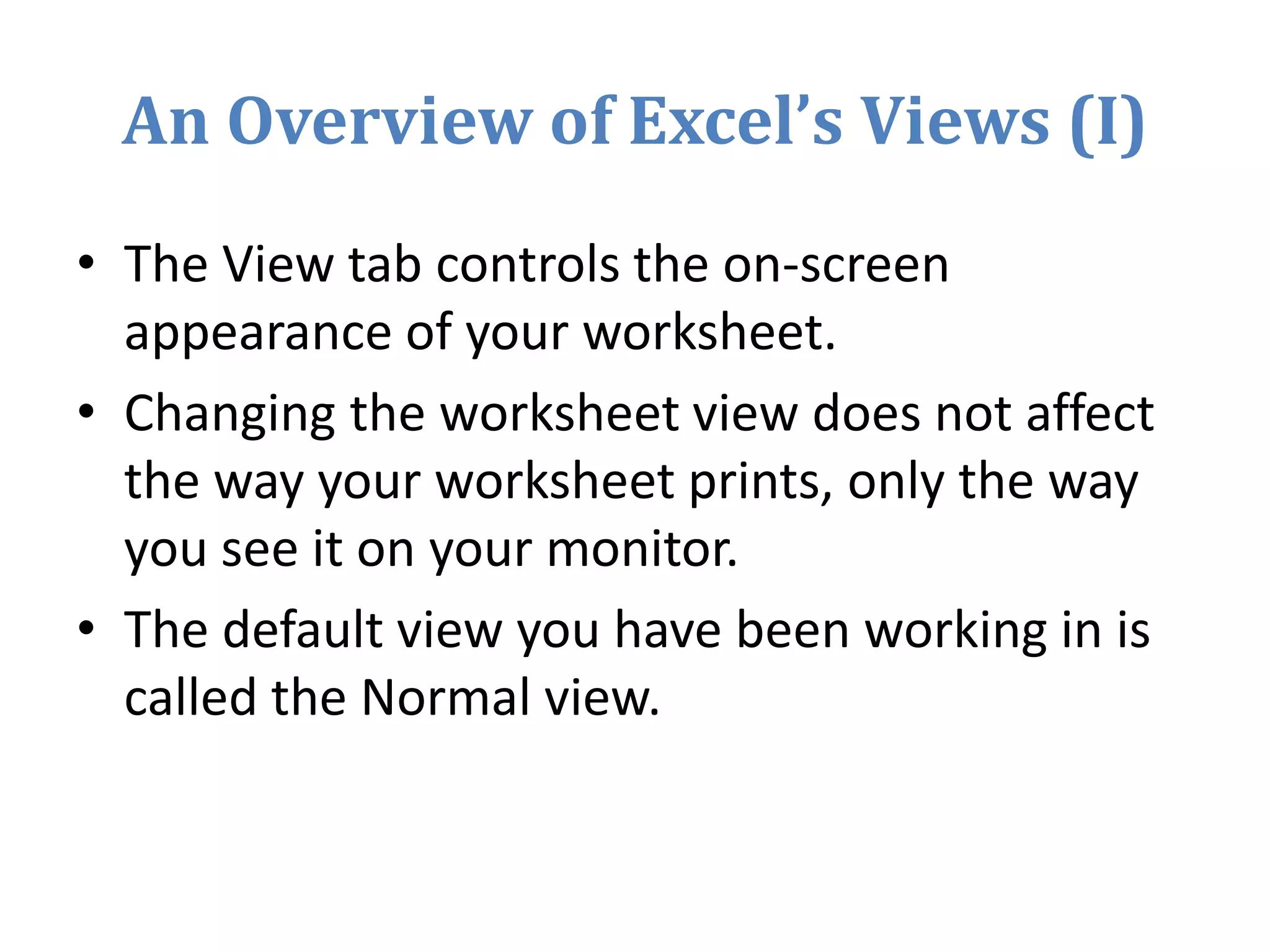 Understanding Workbooks