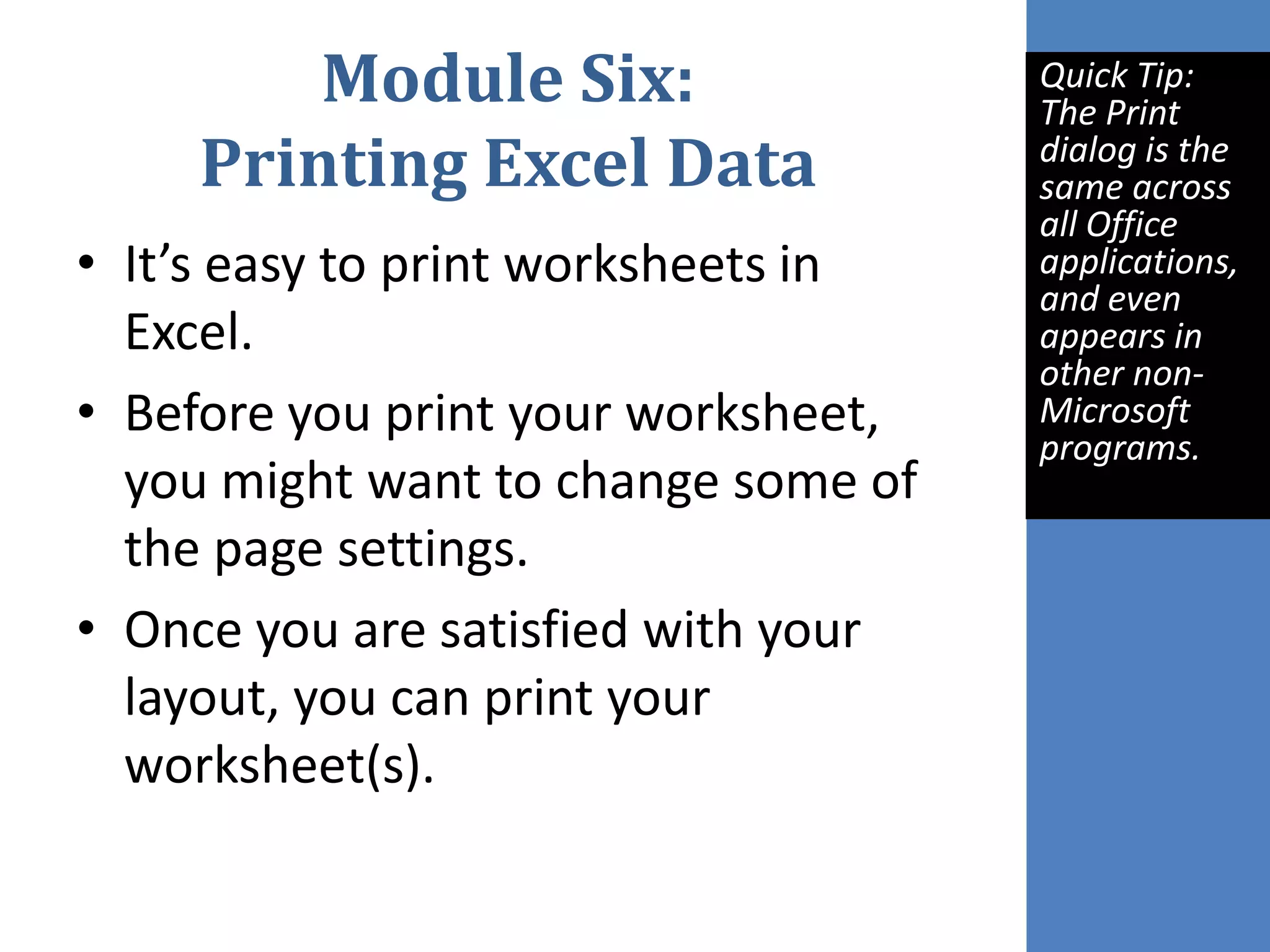 Entering Data (I)Data is entered into cells. 