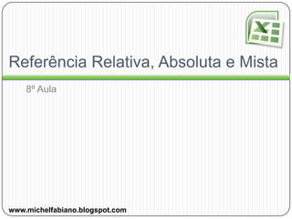 Guia Exibição - MostrarPor padrão fica habilitado mostrar alguns itens como:Linhas de Grade, Títulos, Barra de Fórmulas e RéguaNo entanto você pode Ocultar tais itens, basta desmarcar a opção.www.michelfabiano.blogspot.com