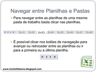 Congelar Primeira Colunawww.michelfabiano.blogspot.com