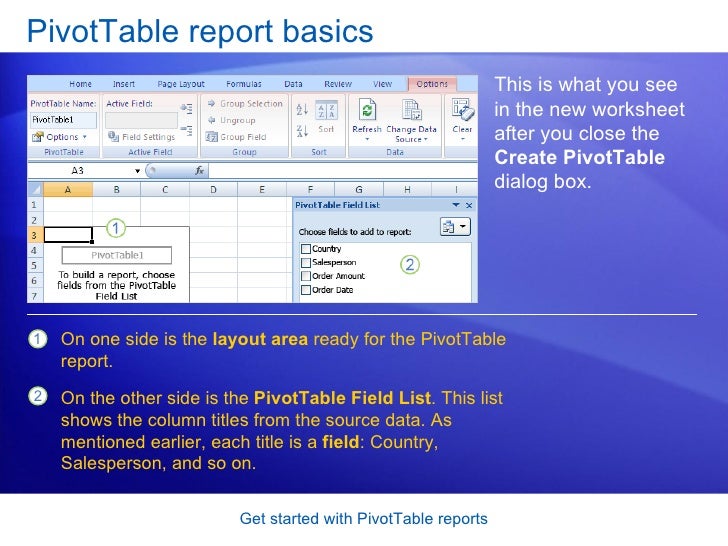 excel 2007 get started with pivot table reports