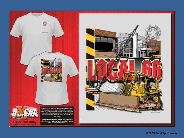 Excel Sportswear 2009 Design Samples