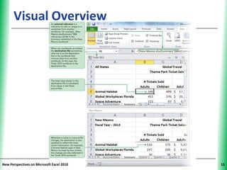 Visual Overview                      XP




New Perspectives on Microsoft Excel 2010        15
 