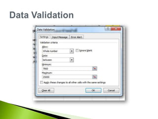 Data Validation