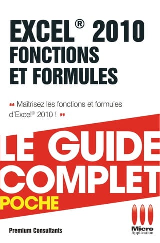 Excel 10 Fonctions Et Formules