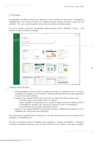 Enguita Gasca, José. Excel 2013. España: Ministerio de Educación de España, 2015. ProQuest ebrary. Web. 14 May 2015.
Copyright © 2015. Ministerio de Educación de España. All rights reserved.
 