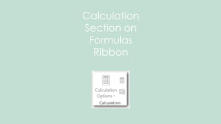 Excel 2013 ribbons | PPTX
