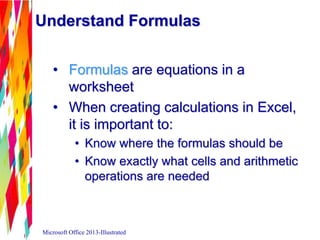Excel 2013 Unit A | PPTX