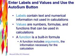 Excel 2013 Unit A | PPTX