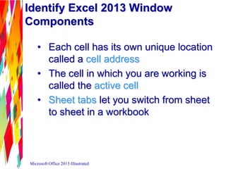 Excel 2013 Unit A | PPTX