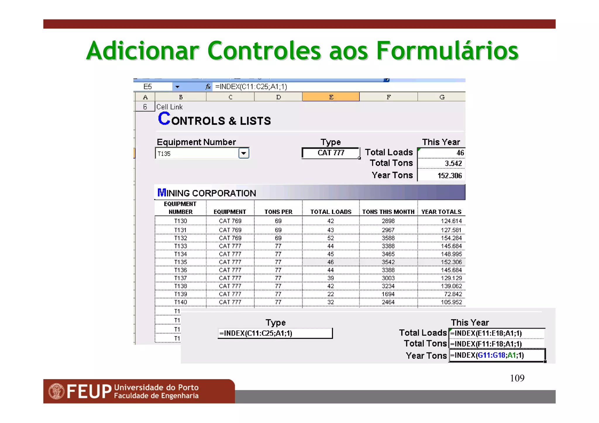 109
Adicionar Controles aos FormulAdicionar Controles aos Formulááriosrios
 
