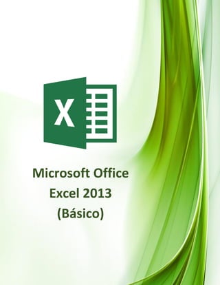1 
Microsoft Office Excel 2013 
(Básico)  