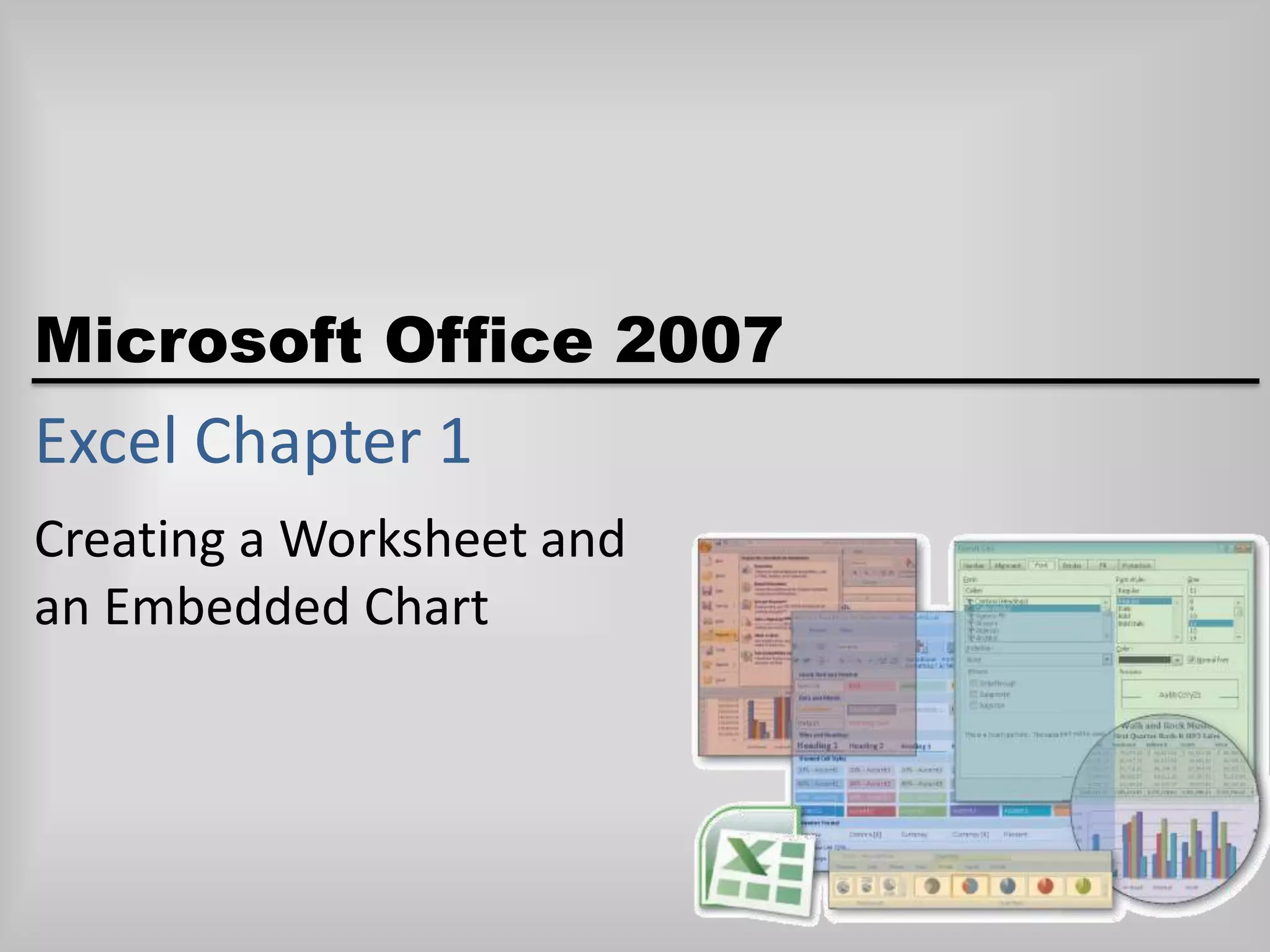 Excel chapter 1 | PPTX