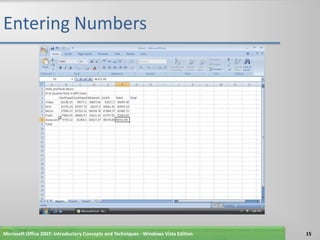 Excel chapter 1 | PPTX