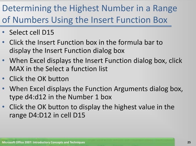 Excel chapter 2 | PPTX