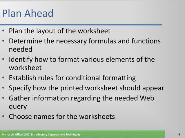 Excel chapter 2 | PPTX