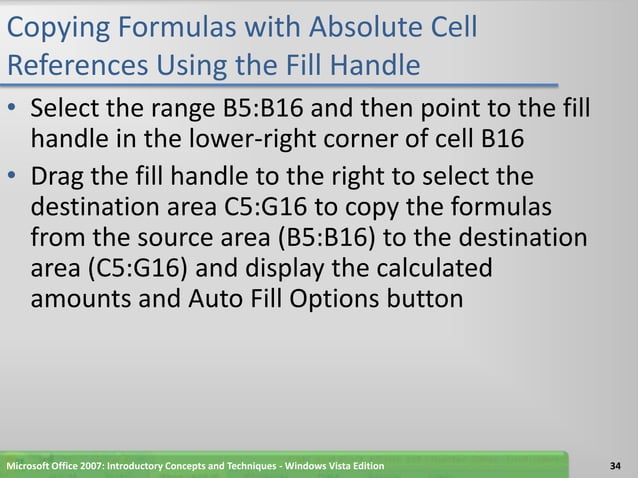 Excel chapter 3 | PPT