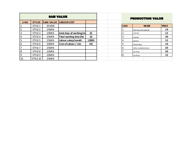 excel cost sheet excel cost sheet