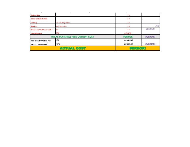 excel cost sheet excel cost sheet