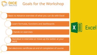 Excel Description and data analysis using Excel | PPTX