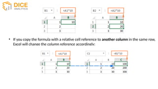 Excel Description and data analysis using Excel | PPTX