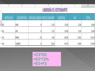 =C3*D3
=E3*12%
=E3+F3