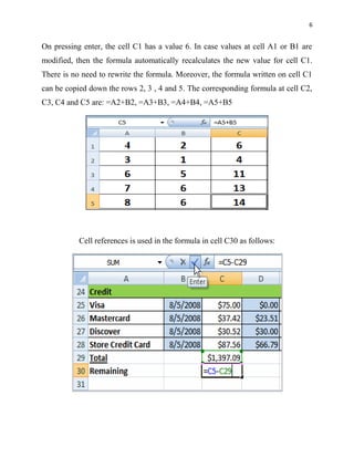 Excel (E-Module 2) | PDF