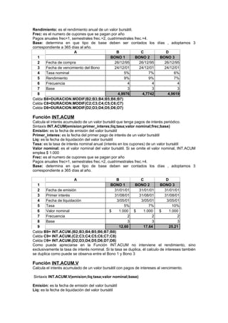 Excel financiero en word